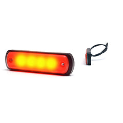 LAMPA GABARIT LED 1342 W189N, 12V-24V, POZITIE ROSU WAS