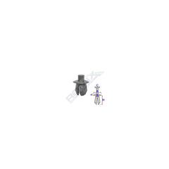 CLIPS FIXARE PENTRU VW AUDISEAT - NEGRU SET 10 BUC