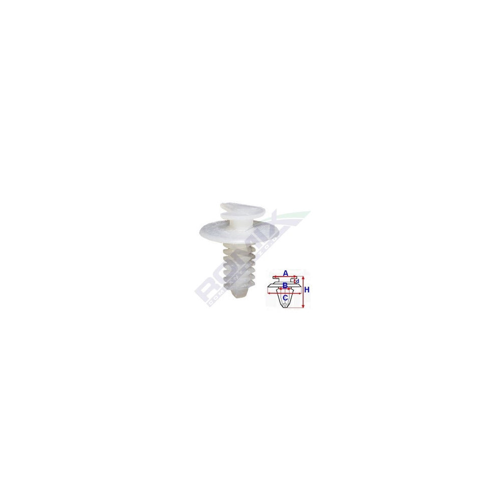 CLIPS TAPITERIE PENTRU FIAT/LANCIA/ALFA ROMEO/PEUGEOT - ALB SET 10 BUC
