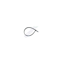 COLIER CABLURI UNIVERSAL 5X370MM - NEGRU SET 100 BUC