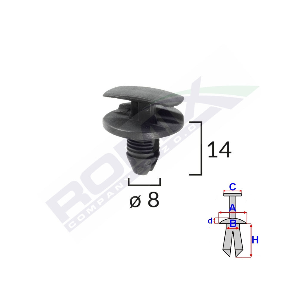 CLEMA PASAJ ROATA PENTRU CITROEN/PEUGEOT/RENAULT SET 10 BUC