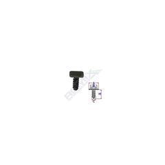 CLIPS FIXARE ELEMENTE EXTERIORARE PENTRU OPEL 5.2X15MM NEGRU SET 10 BUC