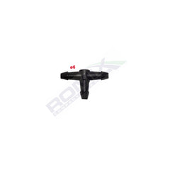 CONECTOR TEU FURTUN CONDUCTE UNIVERSAL 6MM - NEGRU SET 5 BUC