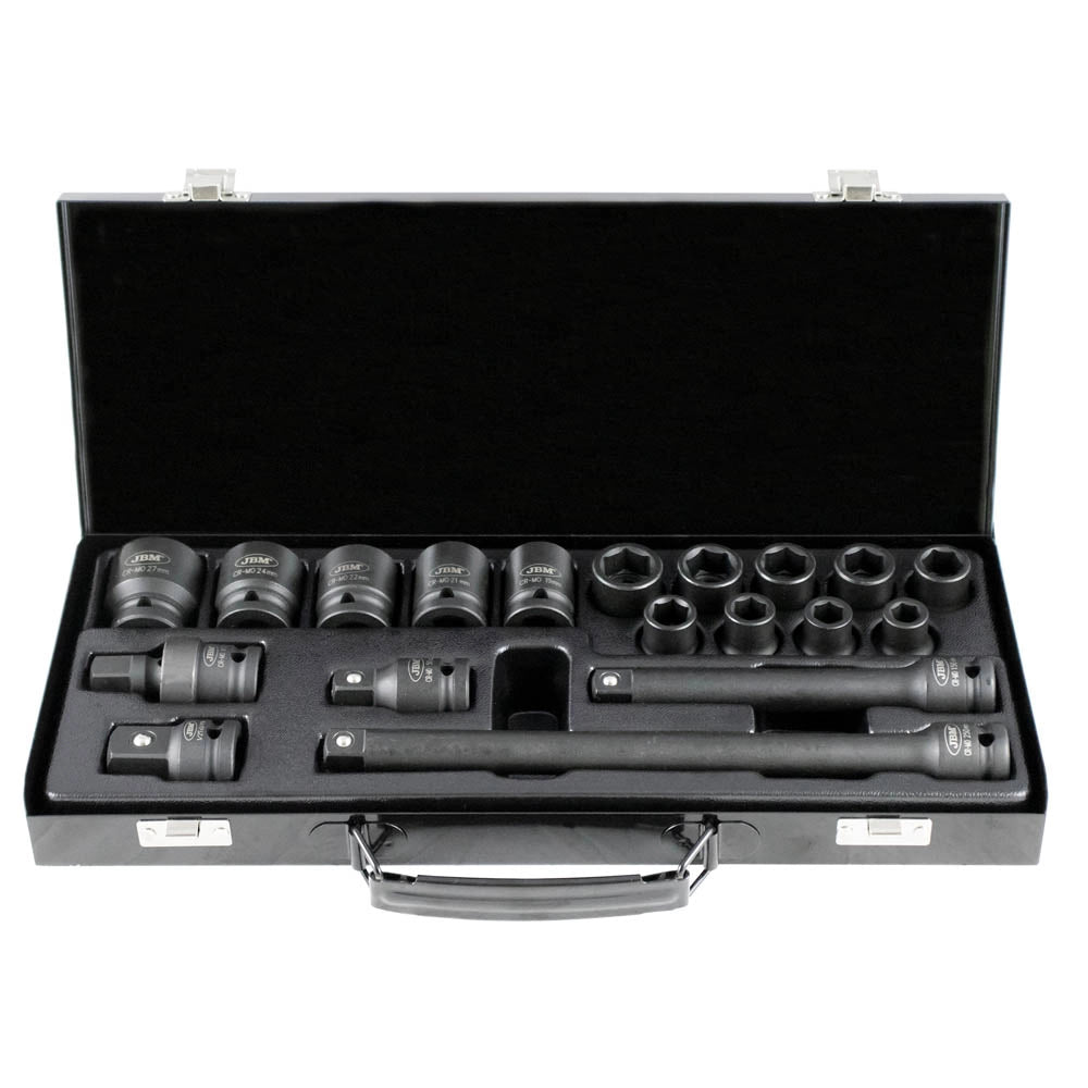 SET DE 14 TUBULARE DE IMPACT SCURTE 1/2` JBM