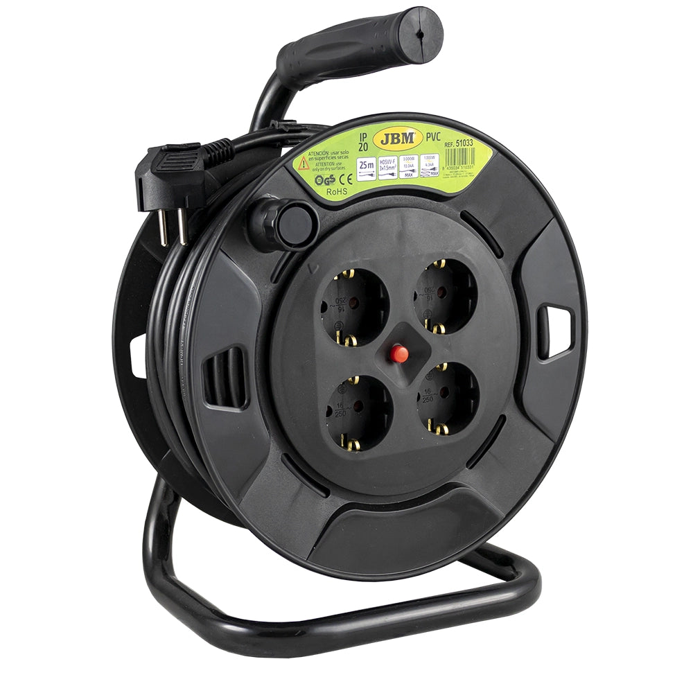SUPORT TAMBUR DE CABLU ELECTRIC JBM
