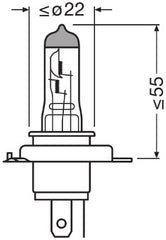 SET 2 BECURI 12V H4 60/55 W ULTRA LIFE OSRAM