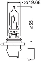 BEC 12V HB3 60 W ORIGINAL BLISTER 1 BUC OSRAM