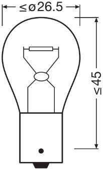 SET 2 BECURI 12V P21W ULTRA LIFE BLISTER OSRAM