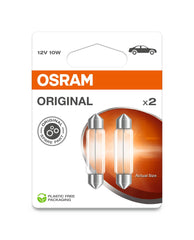 SET 2 BECURI 12V C10W ORIGINAL BLISTER OSRAM