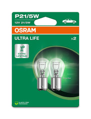 SET 2 BECURI 12V P21/5W ULTRA LIFE BLISTER OSRAM