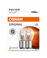 SET 2 BECURI 12V P21/5W ORIGINAL BLISTER OSRAM