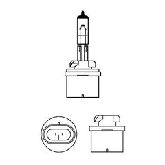 BEC PROIECTOR H27W/1 12V PG13 VISION PHILIPS