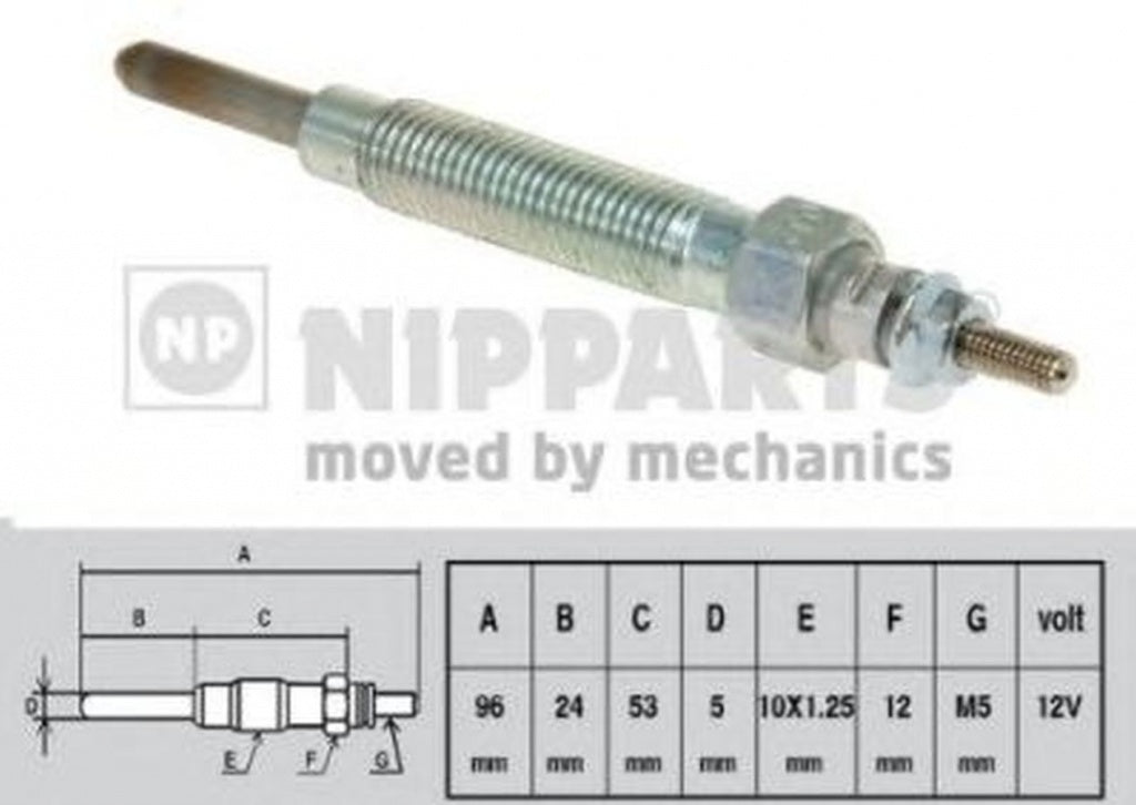 Bujie incandescenta HYUNDAI H-1 STAREX NIPPARTS J5710300