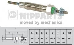 Bujie incandescenta MITSUBISHI GALANT V E5 A E7 A E8 A NIPPARTS J5715004