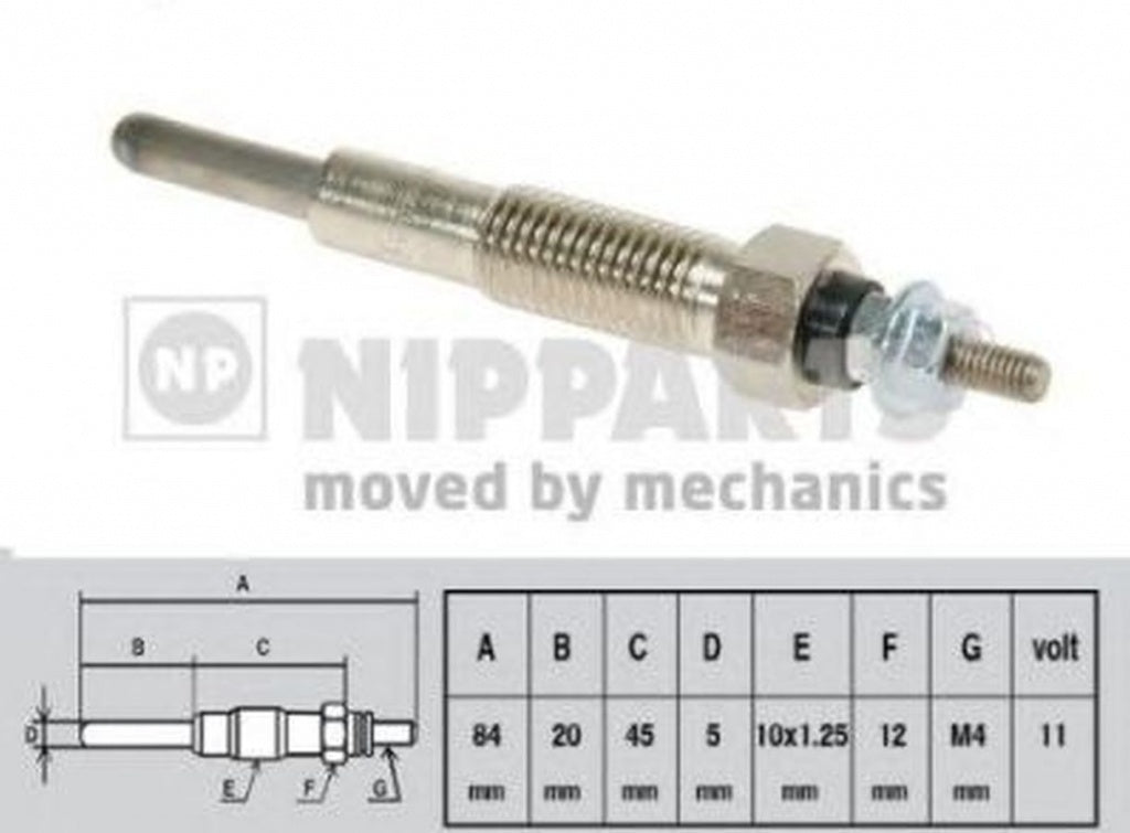 Bujie incandescenta MITSUBISHI L 200 K7 T K6 T NIPPARTS J5715008