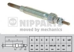 Bujie incandescenta MITSUBISHI L 200 K7 T K6 T NIPPARTS J5710300