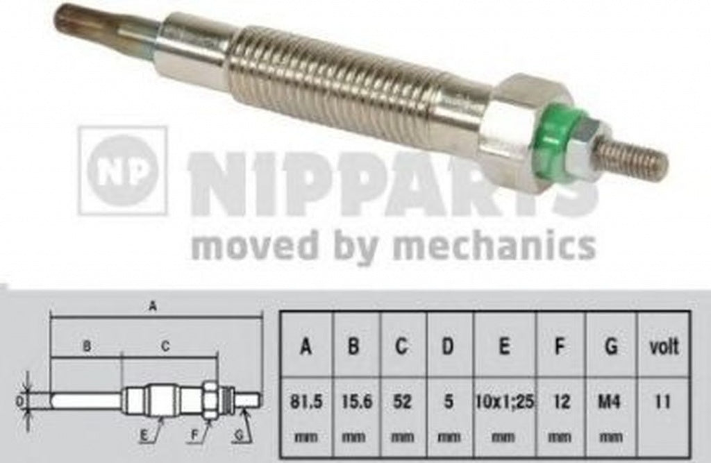Bujie incandescenta NISSAN PATHFINDER II R50 NIPPARTS J5711022