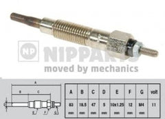 Bujie incandescenta NISSAN TRADE caroserie NIPPARTS J5711008