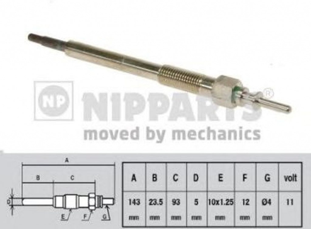 Bujie incandescenta OPEL ASTRA J limuzina NIPPARTS J5714001