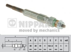 Bujie incandescenta PEUGEOT 106 II 1 NIPPARTS J5711028