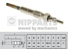 Bujie incandescenta RENAULT MEGANE I BA0 1 NIPPARTS J5715014