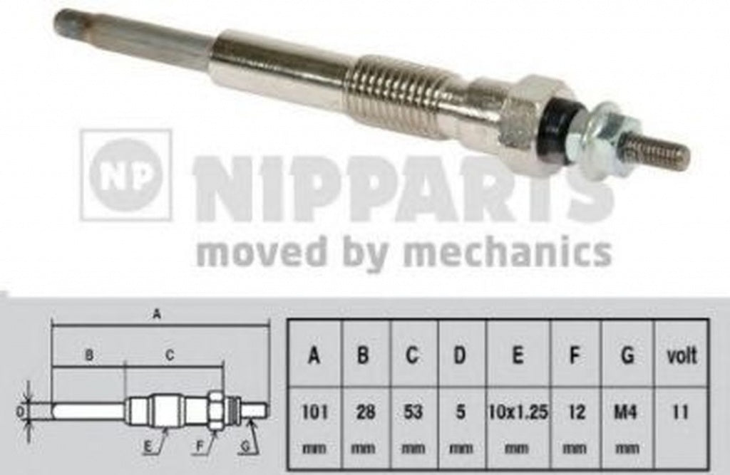 Bujie incandescenta TOYOTA COROLLA E11 NIPPARTS J5712016