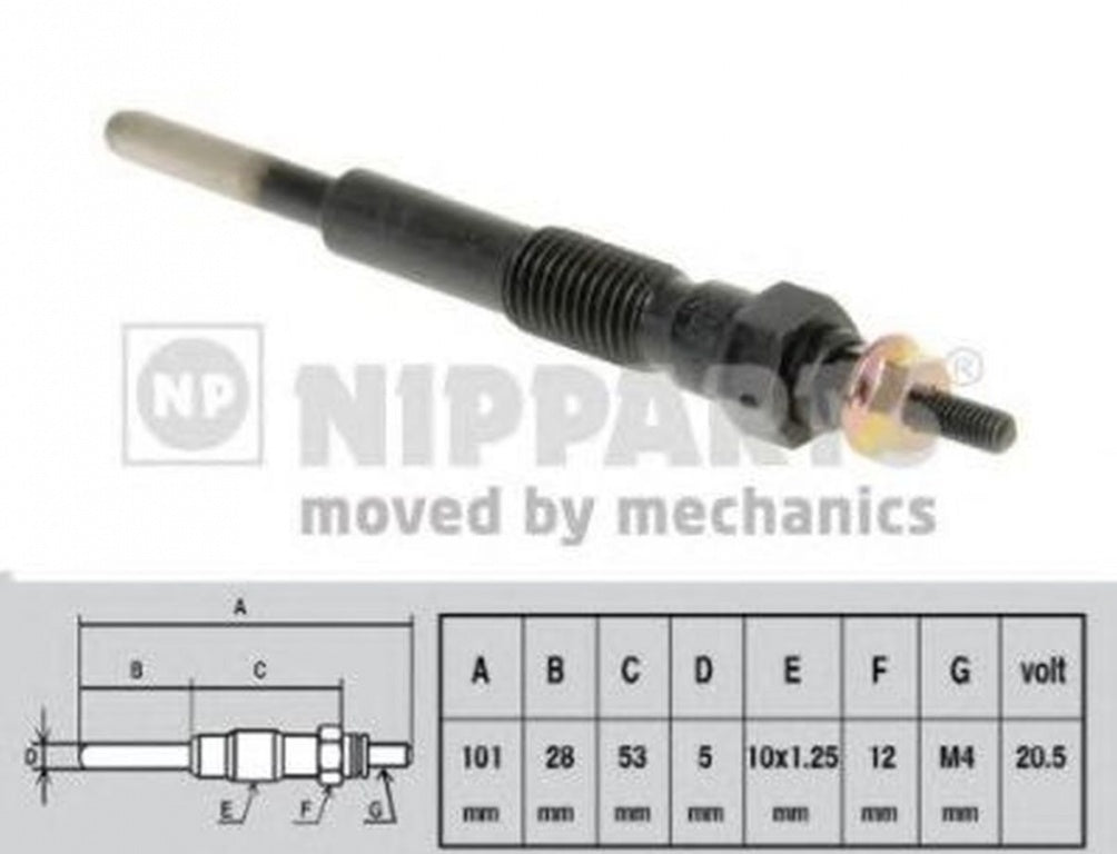 Bujie incandescenta TOYOTA LAND CRUISER 80 J8 NIPPARTS J5712010