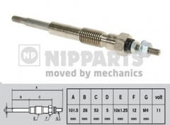 Bujie incandescenta TOYOTA LAND CRUISER 80 J8 NIPPARTS J5712021
