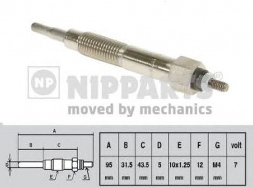 Bujie incandescenta VW TARO NIPPARTS J5712004