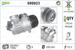 Compresor clima BMW 5 E39 VALEO 699823