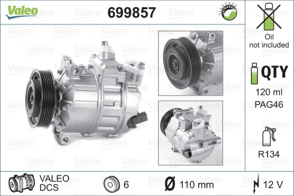 Compresor clima VW PASSAT Variant 365 VALEO 699857