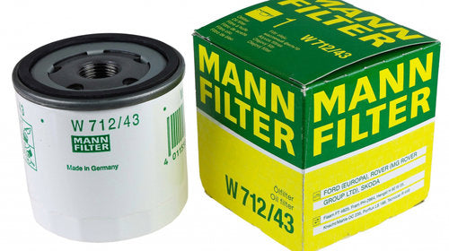 Filtru Ulei Mann Filter Ford Fiesta 3 1996-2000 W712/43