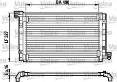 Radiator clima FIAT MAREA Weekend 185 VALEO 817384