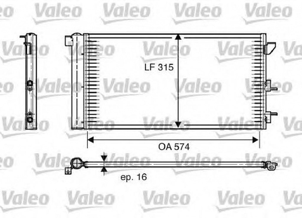 Radiator clima FIAT PANDA 169 VALEO 818005