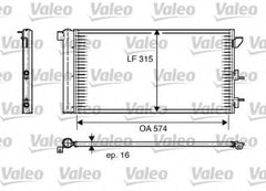 Radiator clima FIAT PANDA 169 VALEO 818005