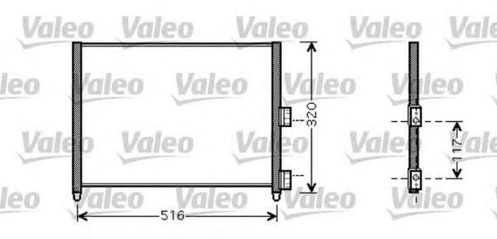 Radiator clima FIAT PUNTO 188 VALEO 818020
