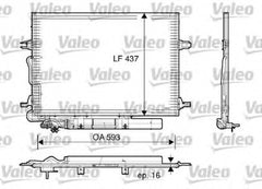 Radiator clima MERCEDES-BENZ E-CLASS T-Model S211 VALEO 818003