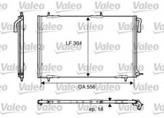 Radiator clima PEUGEOT 206+ T3E VALEO 818001