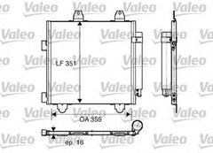 Radiator clima TOYOTA AYGO WNB1 KGB1 VALEO 818014