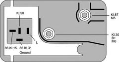 Releu bujii PEUGEOT J5 platou sasiu 290L HELLA 4RV008188081