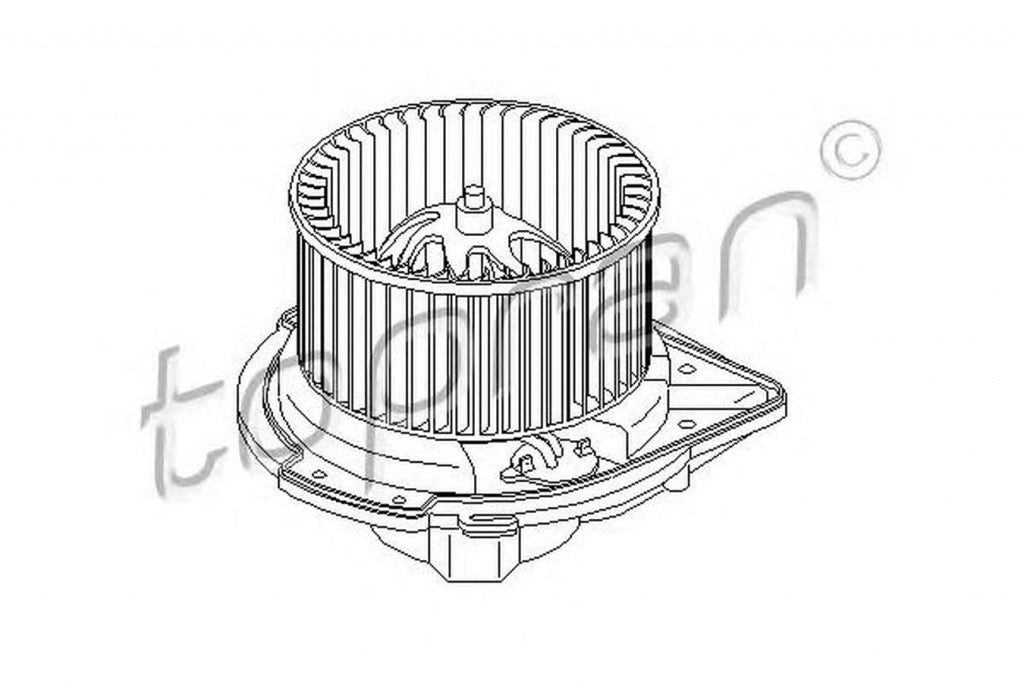 Ventilator bord habitaclu AUDI A4 8D2 B5 TOPRAN 112106