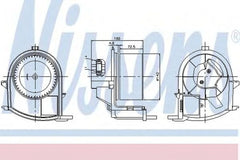Ventilator habitaclu bord RENAULT CLIO II BB0 1 2 CB0 1 2 NISSENS 87047